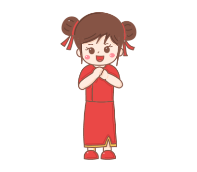 เด็กผู้หญิงตรุษจีน png