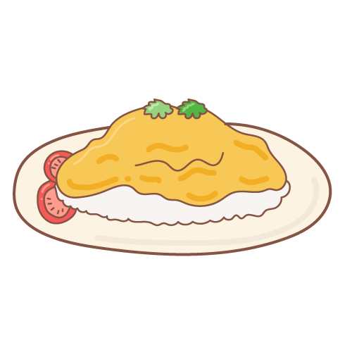 ข้าวไข่เจียว png