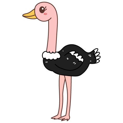 นกกระจอกเทศ png