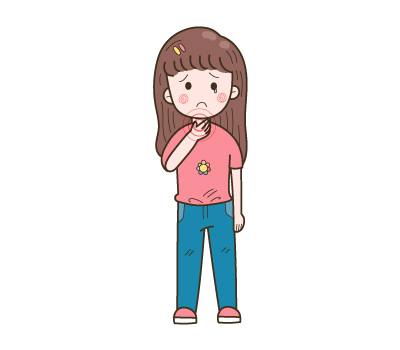 เจ็บคอ png