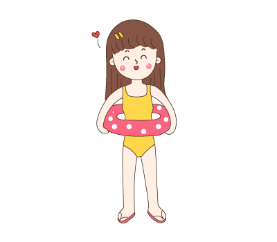 ถือห่วงยาง png
