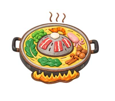 หมูกระทะ png